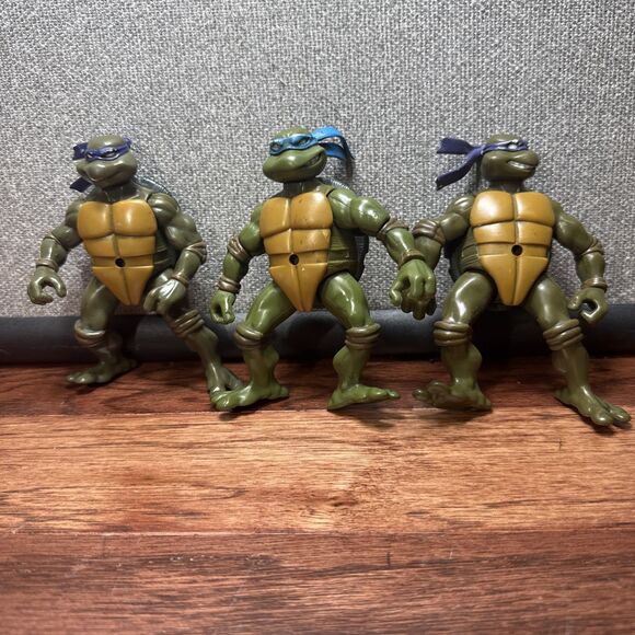 Playmates Toys Other - Lot Of 3 Vintage TMNT Figures Original Teenage Mutant Ninja Turtles Figures